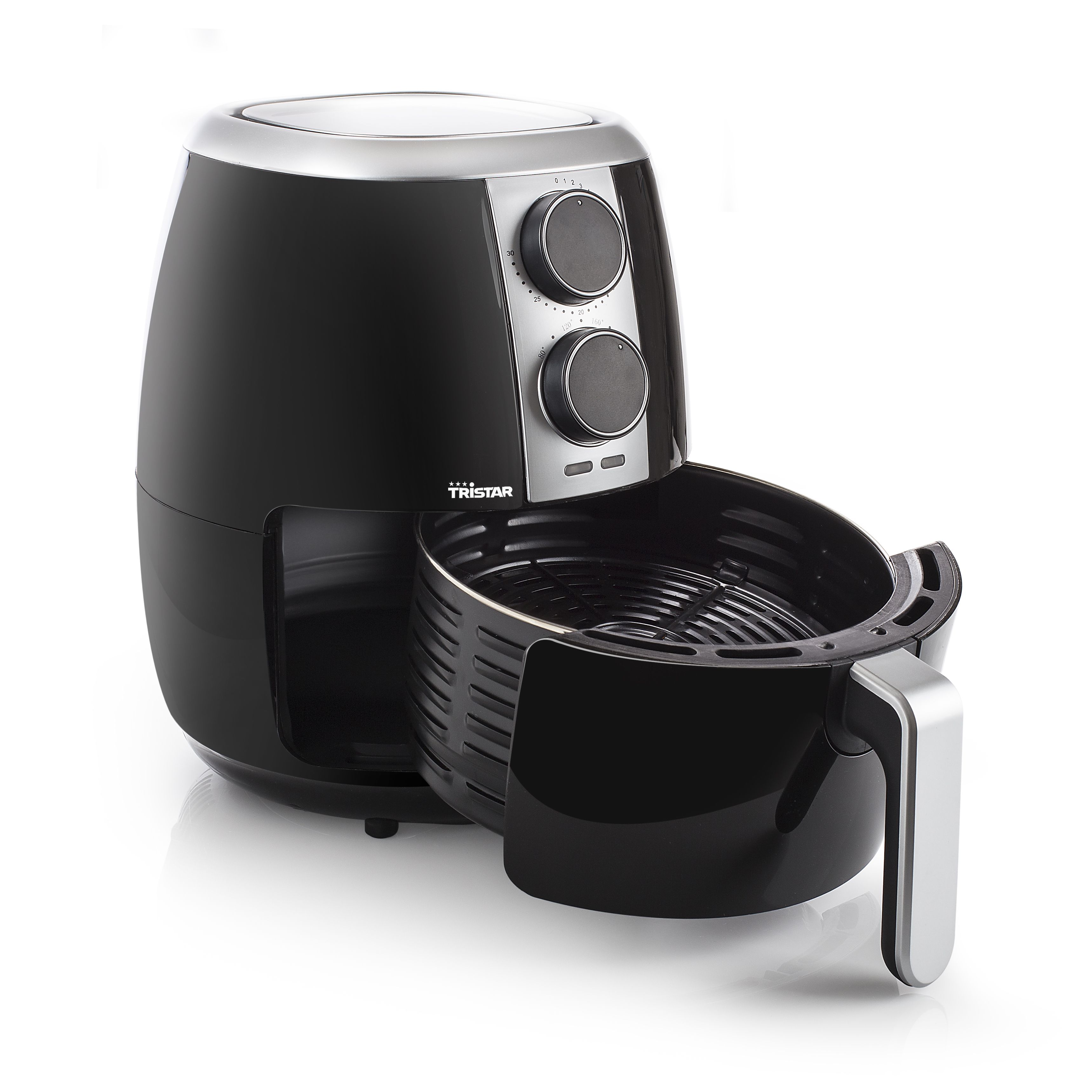 Tristar FR-6989 Crispy Fryer - 3.5L - Air Fryer - Black/Silver
