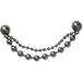 Crocs Jibbitz Double Black Gem Chain