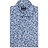 OLYMP Luxor Modern Fit Chemise Manches courtes marine