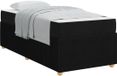 vidaXL Bedframe Zwart Stof 100 x 200 cm