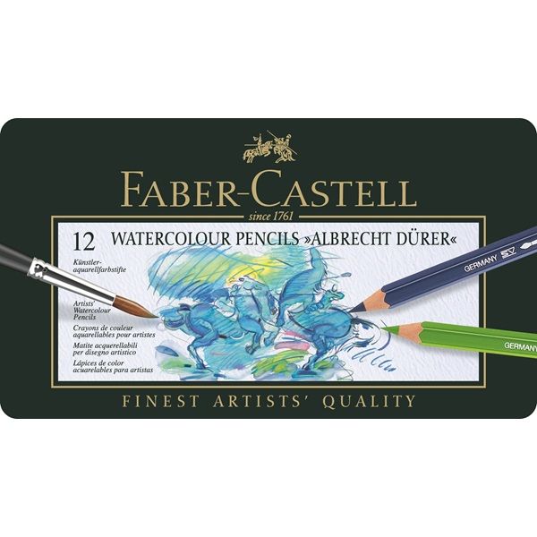 Faber-Castell Albrecht Dürer Aquarelpotloden - 12 stuks - Multi-kleuren
