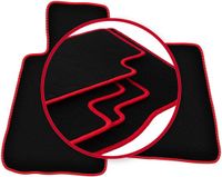 Wielganizator CARLUX-RED automatten voor: Smart Roadster roadster (2002-2005)