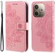 Selected by GSMpunt.nl Oppo A5 Pro Hoesje Mandala Book Case met Pasjeshouder Roze Goud