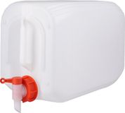 Jerrycanshop Lostri Verpakkingen BV Jerrycan met kraan 20L - naturel