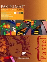 Clairefontaine Pastelmat Pastel Card Pad No.2 - 18 x 24cm - 360gsm - 12 vellen