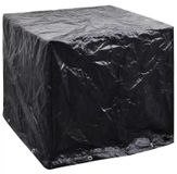 Housse de protection pour cuve IBC 1000 litres - Couverture - PVC, résistant aux UV et étanche, 8 œillets aluminium, 116 x 100 x 120 cm - Noir