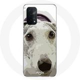 Maniacase Hoesje voor Oppo A74 5G Greyhound Hondenras