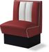 Bel Air Dinerbank HW-70 Single Booth Ruby