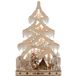 OTTO home Dekobaum Schneelandschaft LED Beleuchtung Timerfunktion Hütte Skifahrer Höhe 48 cm