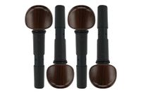 Wittner 272111L04P, set met 4 cello fijnstemwervels, voor 4/4-7/8 cello, Ø 15,5/1:25, palissanderkleuren, 4-pack, Made in Germany