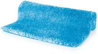 Spirella Badmat – Antislip Badkamermat met Microvezel Pool van 40 mm – Zachte Badmatten voor Douche en Bad – Blauw