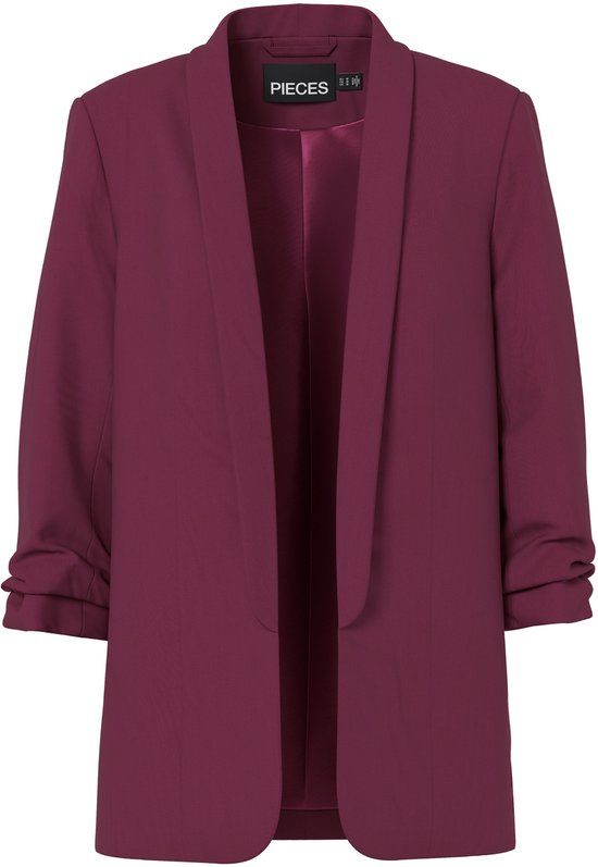 Pieces Blazer Pcboss 3/4 Blazer Noos 17090996 Grape Wine Dames Maat - XXL