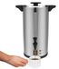 Machine à café inox, 12 litres, percolateur avec régulation de température