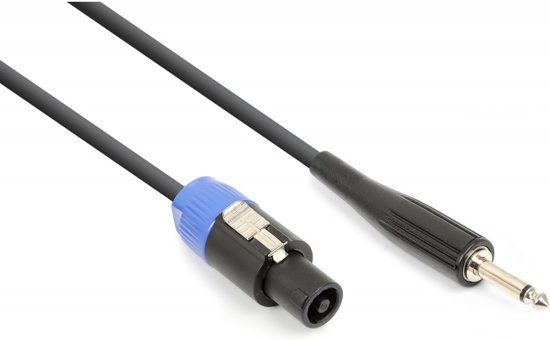 Vonyx Speakon - 6.3mm jack luidsprekerkabel - 5 meter