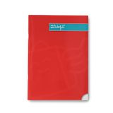 Mr. Wonderful - Notitieboek rood A4 - gelinieerde vellen - 48 pagina's - gebonden met nietjes