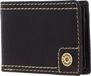 bruno banani Portefeuille en cuir Mini Wallet Brown brun