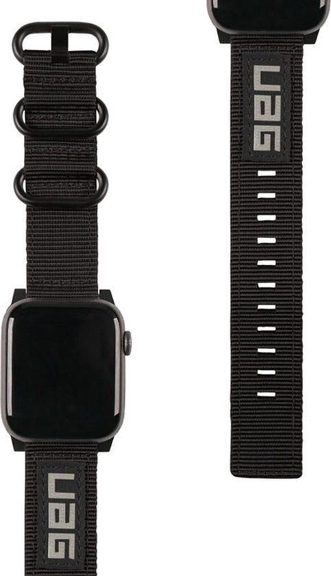 UAG Nato band voor de Apple Watch | 38/40/41/42 mm - Zwart