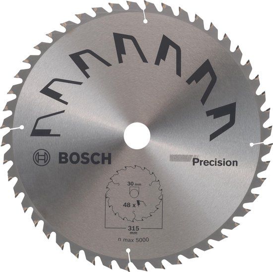 Bosch Accessoires Bosch Cirkelzaagblad Precision Ø315 3,2mm T48