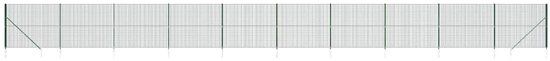 vidaXL Gaashek met grondankers, groen, 1,6 x 25 meter