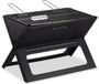 Relaxdays Opvouwbare Barbecue - Zwart/Zilver - Staal