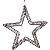 Home & Styling Collection étoile de Noël avec éclairage - extra blanc chaud