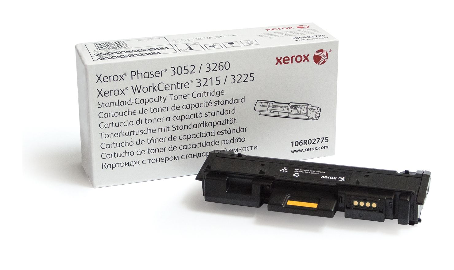 Xerox Phaser 3260 / WorkCentre 3225 Black Toner Cartridge - 1,500 Pages