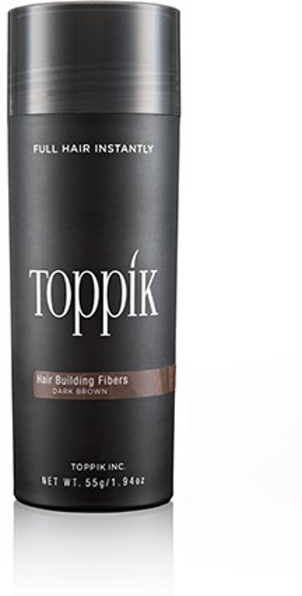 Toppik - Hair Building Fibers - 55 gram - Unisex - Camouflerend - Middenbruin