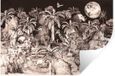 StickerSnake Muursticker kinderkamer Jungle - Dieren - 120x80 cm