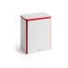 HAY Bocal Tin Container grand blanc cassé-rouge