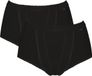 Sloggi Women Control Maxi (2-pack) - dames slip - zwart
