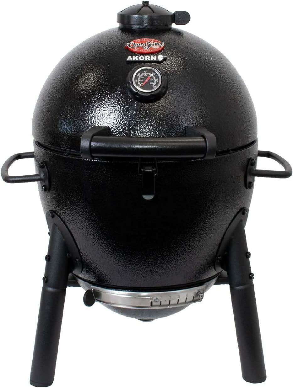 Char-Griller Akorn Jr. Kamado 14" Houtskool BBQ Zwart - Ø 36cm