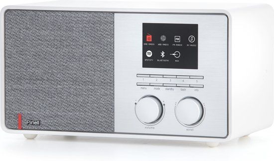 Pinell Supersound 301 - DAB+ Internetradio - Wit