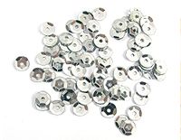 Zilveren pailletten, 7 mm, 500 g, 37500 U, ca.