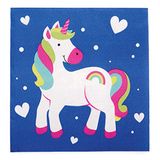 Baker Ross FC974 Regenboog Eenhoorn feest servetten - Set van 20 servetten