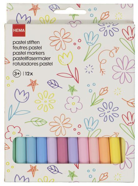 HEMA Stiften Pastel - 12 Stuks