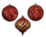 Decoris Kerstballen kunststof d20 cm krood a3