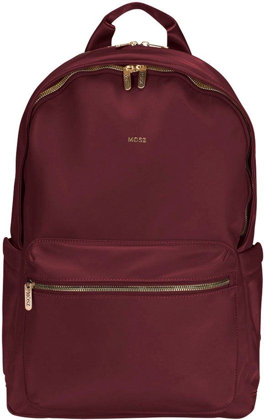 MŌSZ Laptoprugzak dames nylon 15.6 inch - aubergine