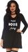 Leg Avenue More Boos Jersey Zwart Kostuum Jurk - S - Polyester - 0714718533933