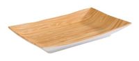 APS 84806 dienblad, wit/beige, melamine, 13 cm x 21 cm x 3 cm