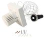 Robinet thermostatique pour radiateurs de chauffage, type M30, blanc, avec régulation précise