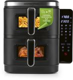 GOURMETmaxx FryUp Verticale dubbele kamer heteluchtfriteuse XXL