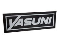 Sticker YASUNI Sticker einddemper 170x38mm