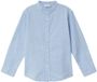 s.Oliver Chemise Bleu Manches Longues Coton Coupe Regular Boutons