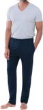 Mey Heren pyjama Dry Cotton blauw/grijs korte mouw maat M