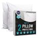 2x Dreamzie 2x Waterdichte Kussenovertrekken - 40 x 80 cm - Ademend, Hypoallergeen, Anti-Dust Mite, Anti-Bacteriële Kussenbeschermers