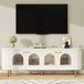 MODFU - Tv-meubel - Wit en Goud - 170 x 35 x 55 cm
