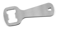 FACKELMANN Platte ontkalker, platte opener met eenvoudig en glad design, 11 x 4,2 cm, 1 stuk