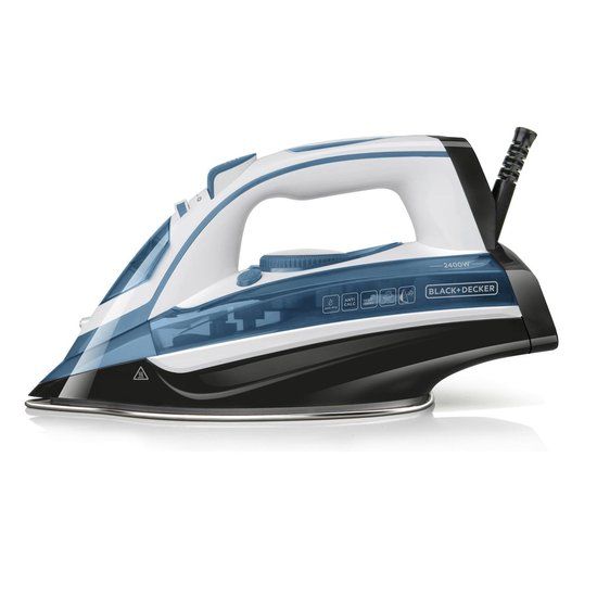 BLACK+DECKER BXIR2400E Stoomstrijkijzer - 2400W - 140g/min - RVS