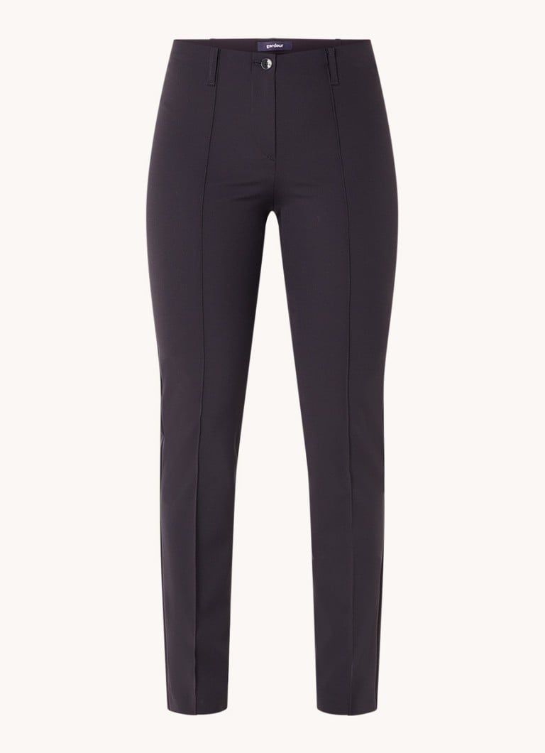 Gardeur Hose High Waist Tapered Fit Pantalon with Pleat Detail
