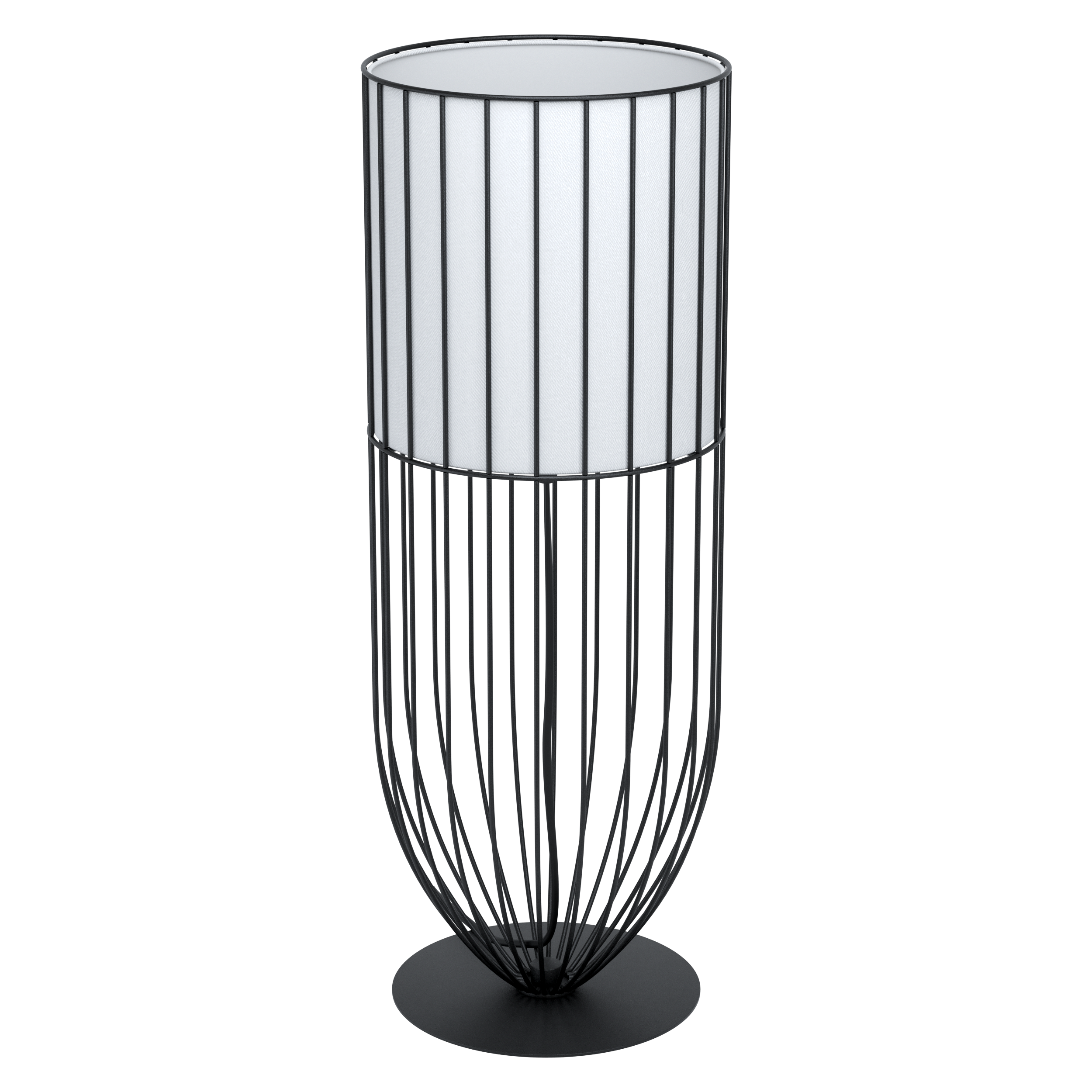 EGLO Nosino Tafellamp - Zwart - 58 cm - E27
